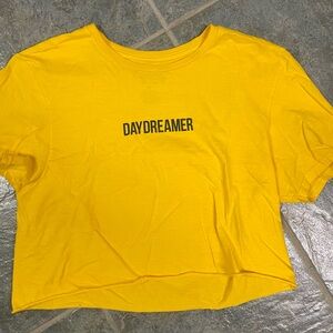 Yellow Daydreamer Crop Top